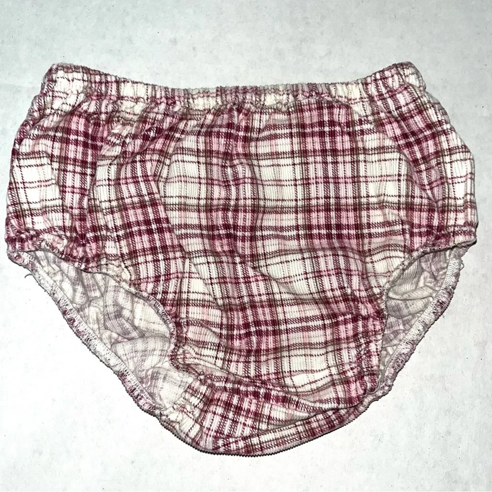 The Children's Place Plaid Corduroy Dress with Matching‎ Diaper Cover 3-6 Months